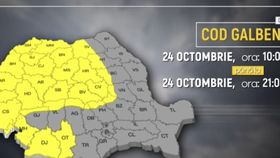 VIDEO Cod galben de vânt puternic și răcire accentuată a vremii în România. Românii trebuie să se pregătească pentru o schimbare bruscă